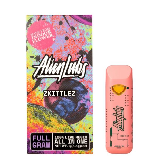 Buy Alien Labs Zkittlez All In One Vape Online.